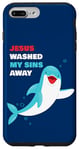 Coque pour iPhone 7 Plus/8 Plus Baptism Kids Christian Dolphin – Jesus Washed My Sins Away