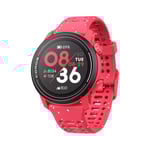 Coros Pace 3 GPS Ur med Silikonrem - Röd | Perfekt för löpare som vill ha precision och stil under träning