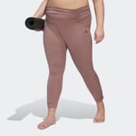 adidas Yoga Studio Gathered 7/8 Leggings (Plus Size) Women