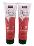 2 X - XHCBiotin & Collagen Thickening Hair Superfood Shampoo 300ml Each