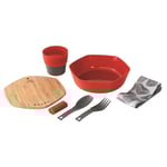 Robens Leaf Meal Kit Red, Fire red, OneSize
