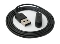 USB 2.0 Cable 100 CM Charging Cable for Oppo Watch Free Smartwatch Black