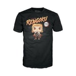 Funko Boxed Tee: Demon Slayer - Rengoku - Medium - T-Shirt - Clothes - Gift Idea - Short Sleeve Top for Adults Unisex Men and Women - Official Merchandise - Anime Fans