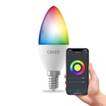 Calex Smart -LED-kynttilä E14 B35 4,9 W, CCT RGB