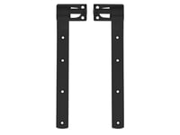 Home It® Stapelbart Gångjärn Matt Svart 300 X 30 Mm Förzinkat Kolstål 2 St.