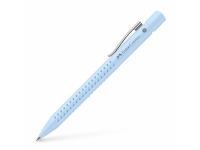 FABER-CASTELL tryckpenna GRIP 2010, ljusblå, streckbredd: 0,7 mm, med soft-grip-zon, metallklämma - 1 st (231028)