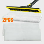2x Mop Cloth For Karcher EasyFix Cloth Set-Floor SC1 SC2 SC3 SC4 Steam Cleaners