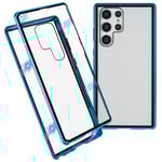 Samsung Galaxy S22 Ultra 5G skal i härdat glas - Blå