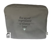 Cozycoverup Dust Cover for Kenwood Food Mixer in Secret Love (Major Classic/Premier/Chef XL/6.7L KM636 KVL4100S, Grey)