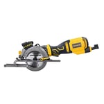 TOUGH MASTER Mini Circular Saw 705W Including Laser Function with 115x9.5mm 24T Blade, 3500 RPM Dust Extraction Tube, Ideal for Wood, Metal, Tile, Plastic