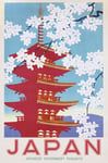 1art1 Empire 213495 Poster Vintage Japan Railways 61 x 91,5 cm
