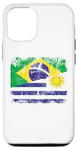 Coque pour iPhone 13 Pro Drapeaux du Brésil Uruguay | Demi Uruguayen Brésilien Latino Latin