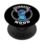 PopSockets Disney Lilo and Stitch Angry Stitch Current Mood PopSockets Support et Grip pour Smartphones et Tablettes
