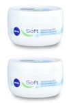 Nivea Soft Cream Moisturiser  200ml X 2