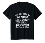 Youth To Eat Snacks Smash The Patriarchy Girl Power Feminist Baby T-Shirt