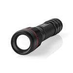 LED ficklampa | Batteridriven | 3.7 V DC | 10 W | Inbyggd litiumjon | batterier medföljer | Uppladdningsbara | Angivet ljusflöde