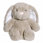 Teddykompaniet - Kanin Med Termisk Varmepute Beige - Grå