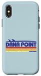 Coque pour iPhone X/XS Dana Point California USA – Paradis de surf rétro