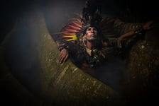 Mexica Warrior Morning Hunt Poster 70x100 cm