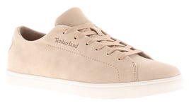 Timberland Mens Trainers Humus Skate Park lth Leather Lace Up beige UK Size
