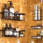 OUSFOT Étagère Douche sans Perçage 5 PCS Etagere Salle de Bain Panier Salle de B