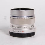 Olympus Used M.Zuiko Digital ED 12mm f/2 Wide Angle Lens Silver