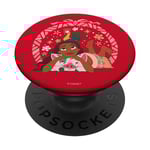 Disney Princess Moana Hei Hei and Pua Holiday Red PopSockets PopGrip Interchangeable