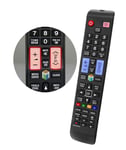 Universal Remote Control Replacement for Samsung AA59-00638A 3D Smart TV