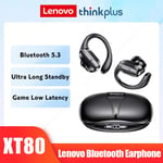 Lenovo XT80 Bluetooth 5.3 Earhook Earphones TWS Headphones Ear Clip Earbuds