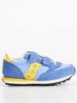 Saucony Jazz Double Trainer, Blue/Yellow, Size 4