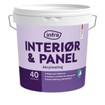 Infra Interiør Tre&Panel 40/halvblank Maling