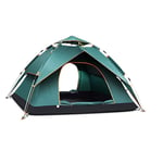 Nologo CKQ-KQ Tente automatique extérieure anti-torme de pluie 3-4 personnes épaisses et imperméable double 2 simples Camping Camping Camping Camping