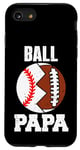 iPhone SE (2020) / 7 / 8 Ball Papa Funny Football Baseball Papa Case