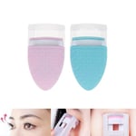 Mini Eyelash Curler Bender Makeup Tweezers Tool C Light Pink