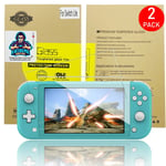 Nintendo Switch LITE Screen Protector TEMPERED GLASS 9H Hardness [2 PACK] UK