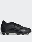 adidas Junior Predator 20.3 Firm Ground Football Boot, Black, Size 10