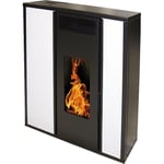 Poêle à granules TESSA 10KW Etanche - Blanc