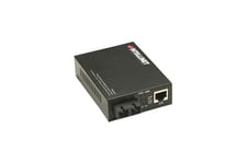 Intellinet Fast Ethernet Media Converter, 10/100Base-Tx to 100Base-Fx (SC) Multi-Mode, 2 km (1.24 mi) - fibermedieomformer - 10Mb LAN, 100Mb LAN