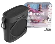 Alltravel Silicon Cover for Bose SoundLink Colour Bluetooth Speaker II, Protective from Shock, Shake and Scratch, Customised Skin with Shape Matching, Easy to go Carabiner (Black)