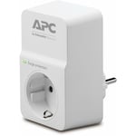 APC - by schneider electric PM1W-GR essential surgearrest 1 outlet 230V, blanc