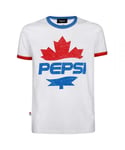 Dsquared2 Mens x Pepsi For The Love Of It White T-Shirt Cotton - Size X-Large