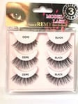 Model Lash 100% Human Hair Natural Remy Lashes Pack Of 3 Demi Wispies # MDEMIT
