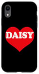 iPhone XR I Heart Daisy, I Love Daisy Custom Case