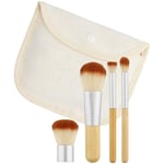 Tools For Beauty Makeup Brush Bamboo Travel Set 5 st