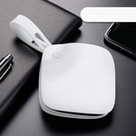 szkn Multifunction Portable Explosion-proof Hand Warmer USB Rechargeable Mobile Power Bank white
