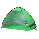 shunlidas Lightweight Beach Tent Instant Pop Up Tent UV Protection Camping Tent for Fishing Travel Sun Shelter Sunshade Canopy-green