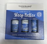 Tisserand Aromatherapy 3 Steps To Better Sleep - Set Of 3 - Brand New