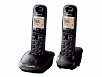 Panasonic KX-TG2512FXT, DECT telefon, Høyttalertelefon, 50 oppføringer, Ringe-ID, Sort