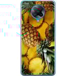 Xiaomi Poco F2 Pro Transparent Mobilskal Ananas