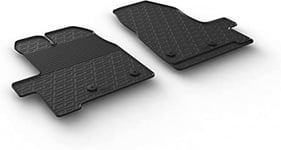Gummimattor lampliga for Ford Transit Custom FurgonKombi 2delad